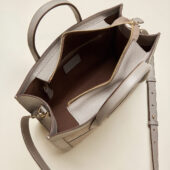 Sac Le Reflet Effet Spirale en Cuir-