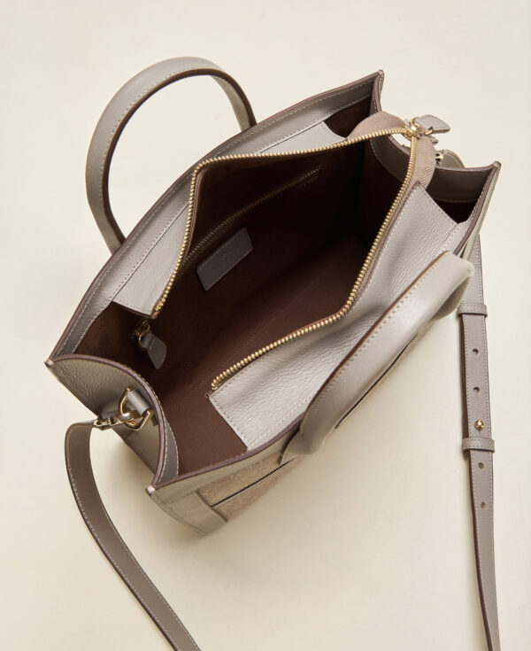 Sac Le Reflet Effet Spirale en Cuir-