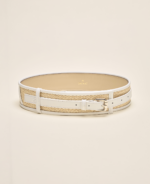 Ceinture Cuir & Raphia (T 40 - 42)