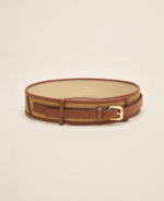 Ceinture Cuir & Raphia (T 40 - 42) – Image 3