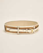 Ceinture Cuir & Raphia (T 40 - 42) – Image 5