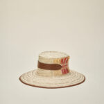 Chapeau en Paille Forme Canotier