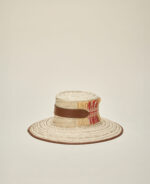 Chapeau en Paille Forme Canotier