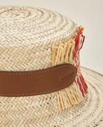 Chapeau en Paille Forme Canotier – Image 2