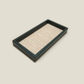 coffret serenite en fibre naturelle format rectangulaire