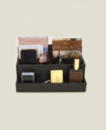 Organisateur de Bureau Clarté en  Cuir Croco – Image 4