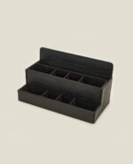 Organisateur de Bureau Clarté en  Cuir Croco – Image 2