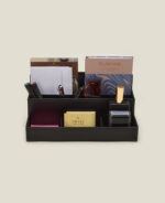Organisateur de Bureau Clarté en Cuir Lisse – Image 3