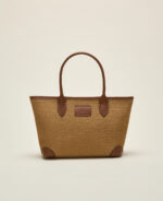 Sac Flora – Sac Bandoulière Femme en Cuir & Fibres Naturelles