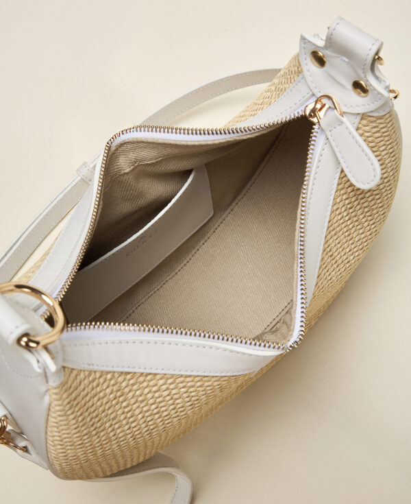 sac luna melange clair blanc