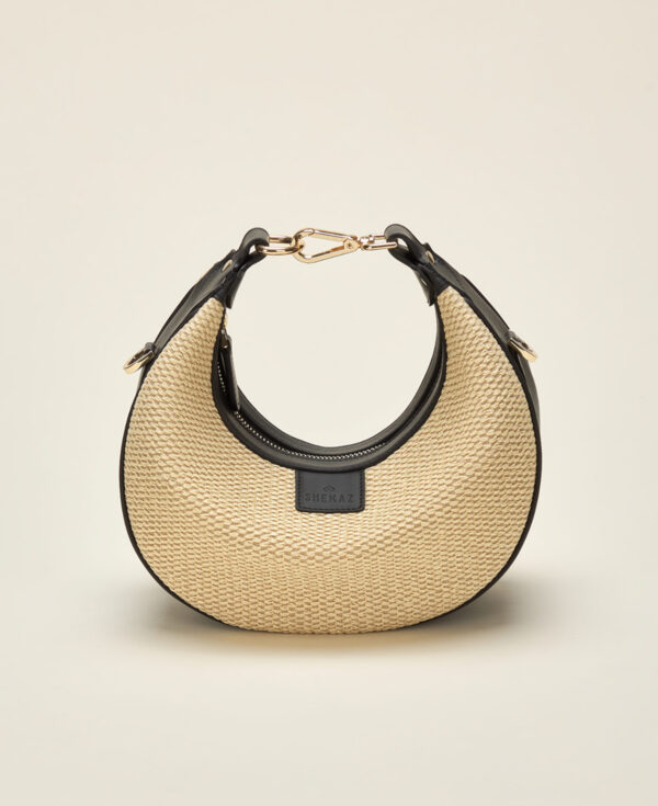 sac luna melange clair noir