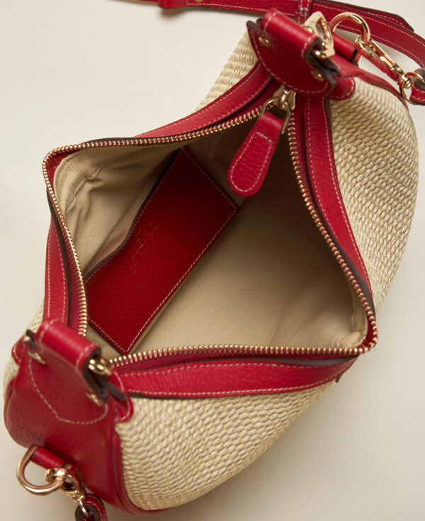 sac luna melange clair rouge