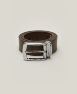Ceinture Cuir Réversible : Marron Grainé et Marron Lisse – Image 3