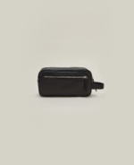 trousse fello cuir grainé noir