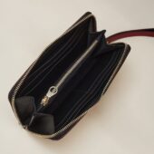 portfeuille crocus cuir graine rouge